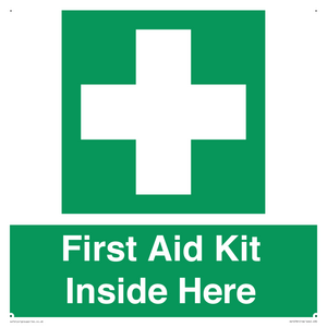 First Aid Kit Inside Here